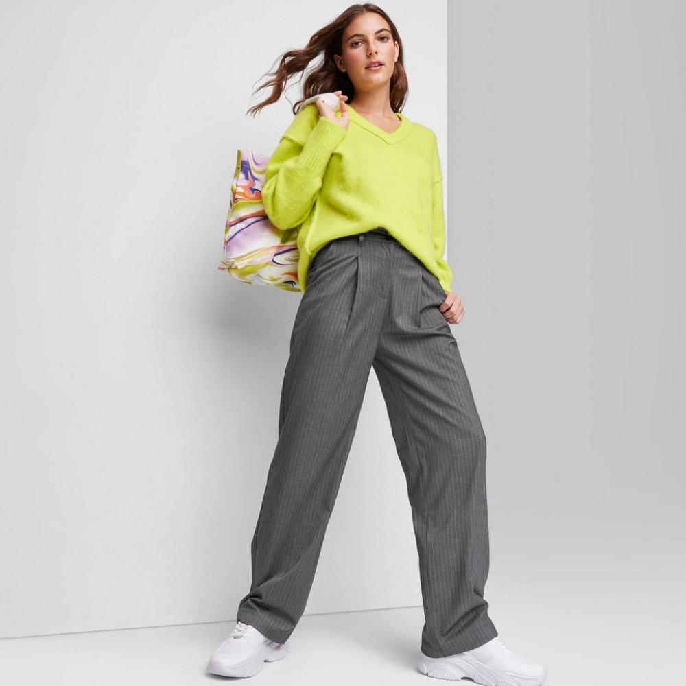 Women's Wide Leg Trouser Pants